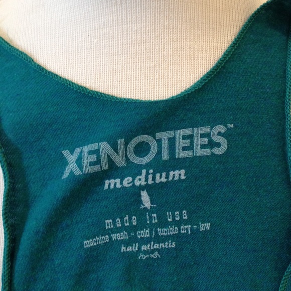 Xenotees teal animal tank - Picture 3 of 3